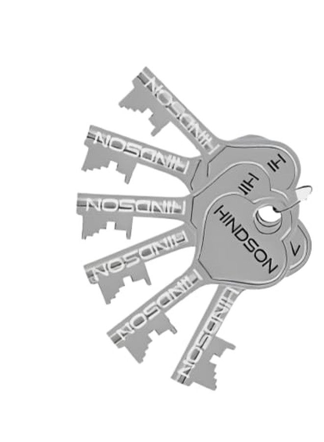 Hindson Round 65 Heavy Duty Padlock with 6 Keys for Home, Office & Gate - Pack of 1 - Image 3
